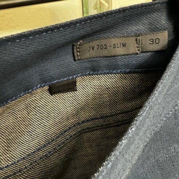 JOHN VARVATOS Coated Blue Skinny Jeans in sz. 30 (with tag) - Picture 4 of 7